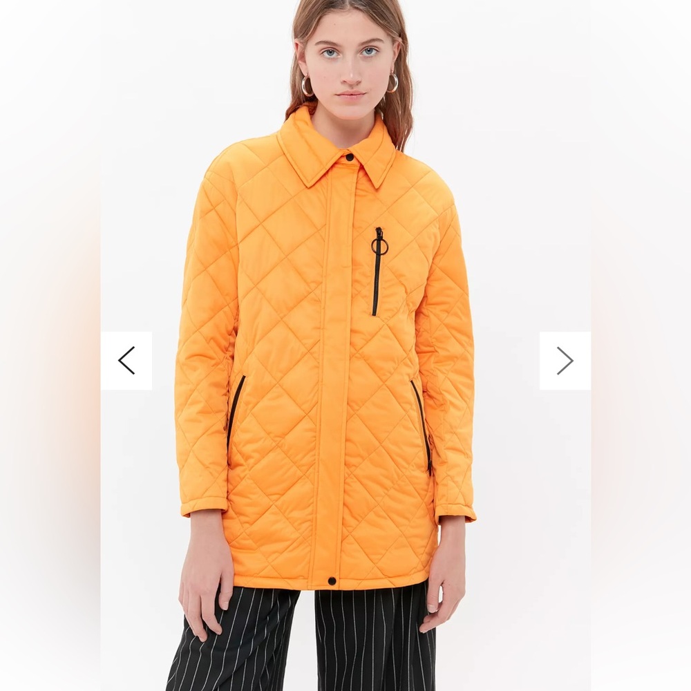 Avec Les Filles Diamond Quilted Shirt Jacket unisex size small